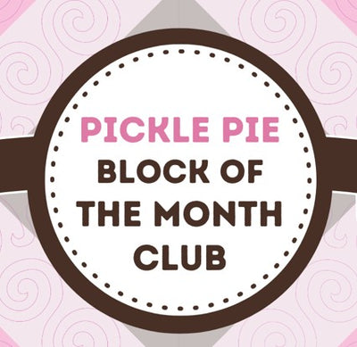 Embroidery Block of the Month Club Saturday December 20th (Month 11 of 12)