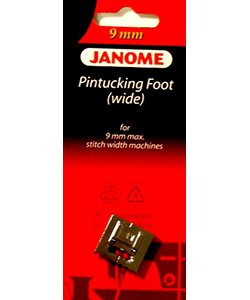 Pintucking foot (wide) 9 mm