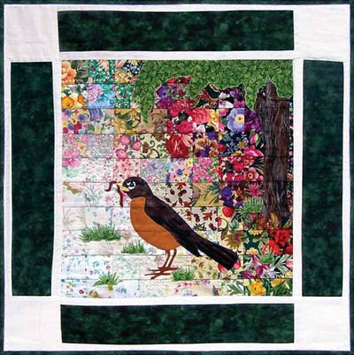 Robin- Rachel's Bird Garden Block 3 WHIM-97