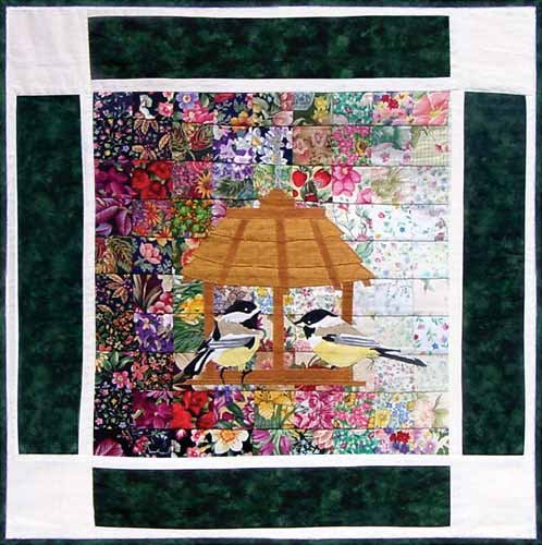 Chickadee- Rachel's Bird Garden Block 4 WHIM-98
