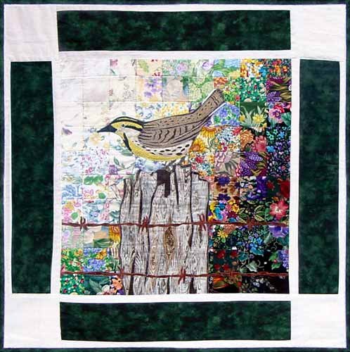 Meadowlark- Rachel's Bird Garden Block 12 WHIM-106