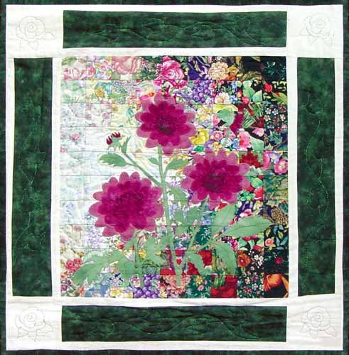 Water Lily Dahlia- Rachel's Flower Garden Block 9 WHIM-77