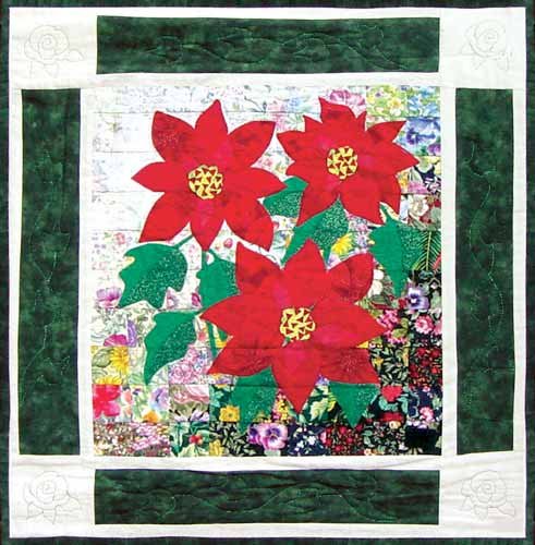 Poinsettia- Rachel's Flower Garden Block 12 WHIM-80
