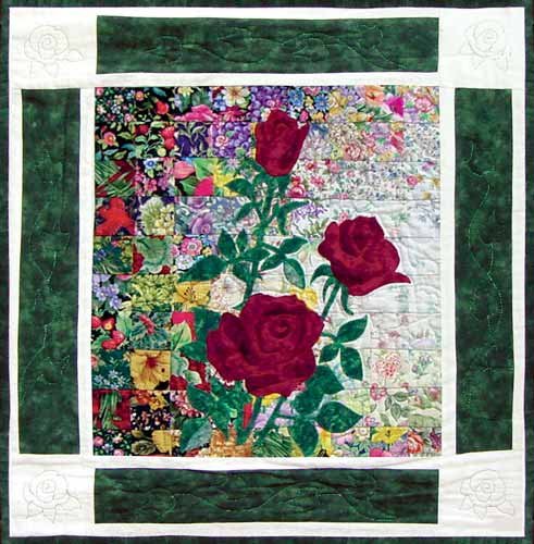 Rose- Rachel's Flower Garden Block 7 WHIM-75