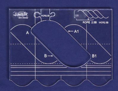 Westalee Continuous Rope & Echo(HS) Templates WT-WCR-2.5C