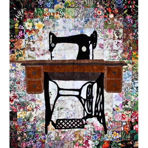 The Old Treadle Wall Quilt Kit WHIM-203