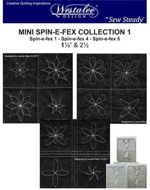 Westalee Mini Spin-E-Fex Collection1#1,#4,#5 WT-SFXMINISET1-HS