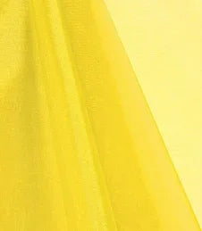 organza fabric / yellow