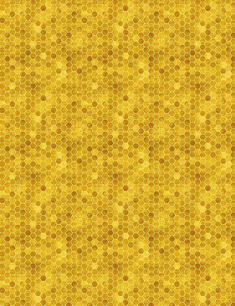 Tiny Honeycomb Pattern-Queen bee