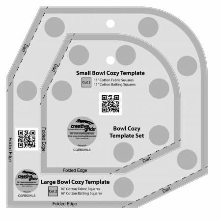Creative Grids Bowl Cozy Template CGRBOWLS