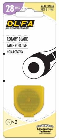 OLFA Rotary Blades 28mm 2 pack
