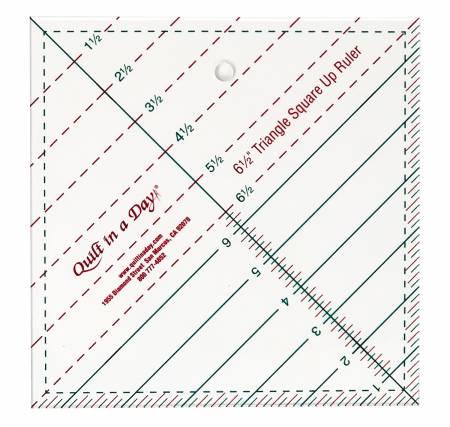 Ruler 6.5" Triangle Square Up